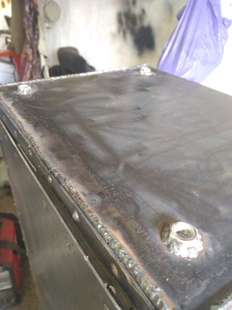 Handmade metal safe